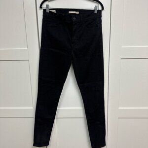 Black Levis 720 high rise super skinny - 30x30